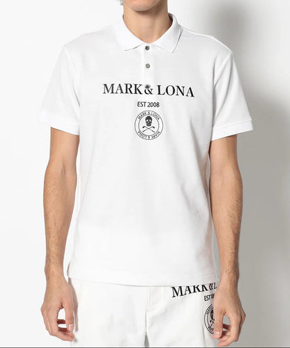 MARK&LONA MENS Gauge Camouflage Jacquard Polo