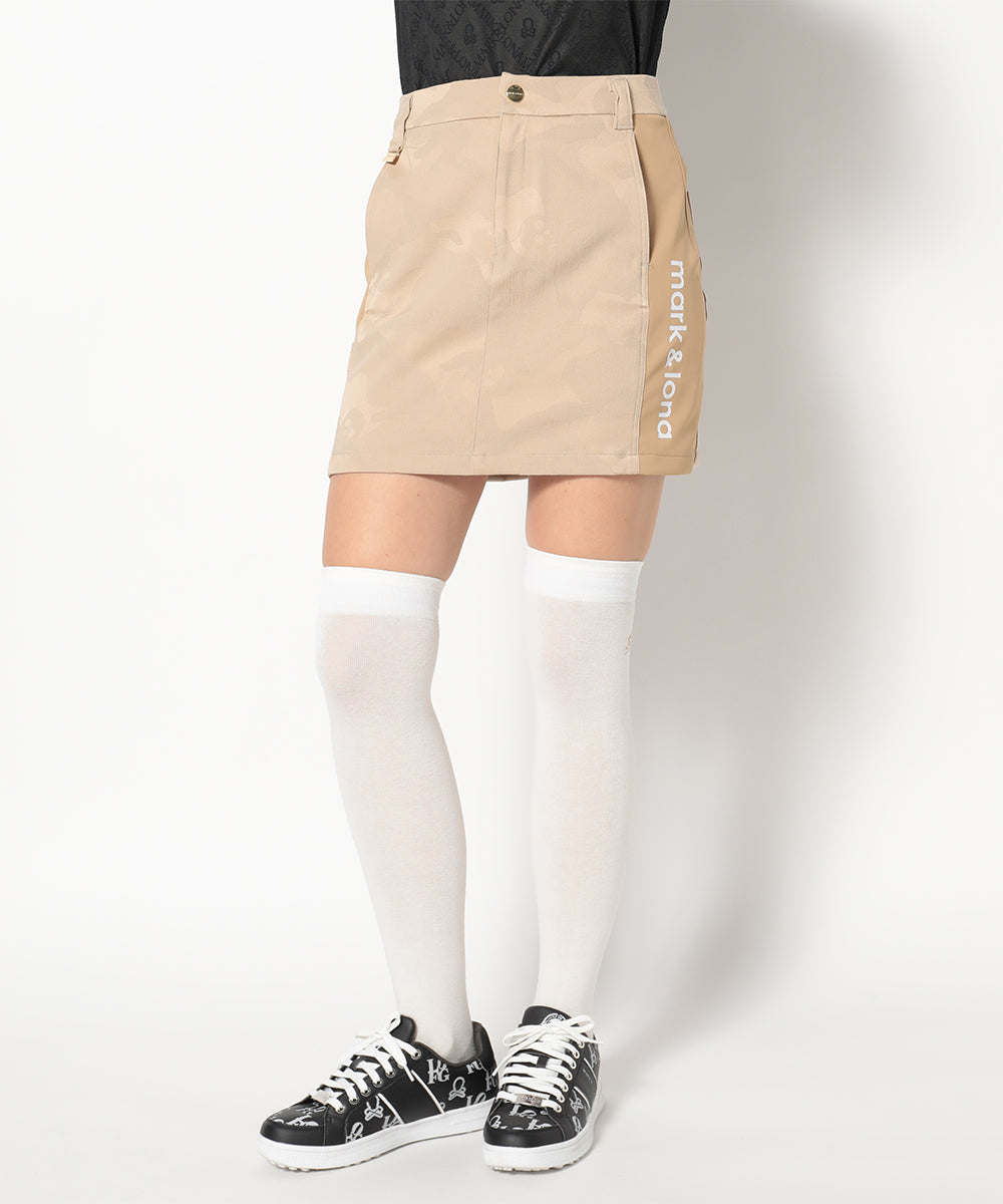 MARK&LONA WOMENS Gauge Hybrid Camo Jacquard Skirt