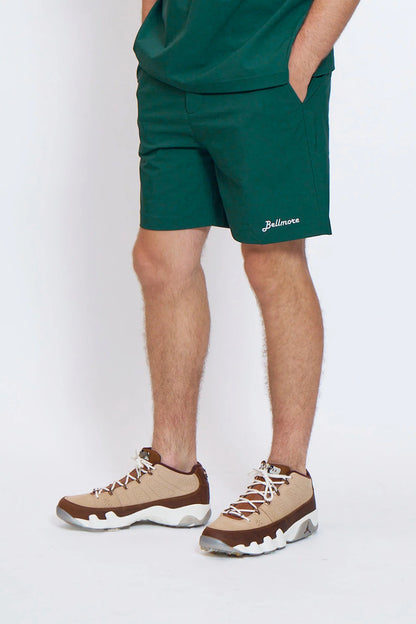 BELLMORE MENS DRY-STRETCH LOGO SHORT PANTS