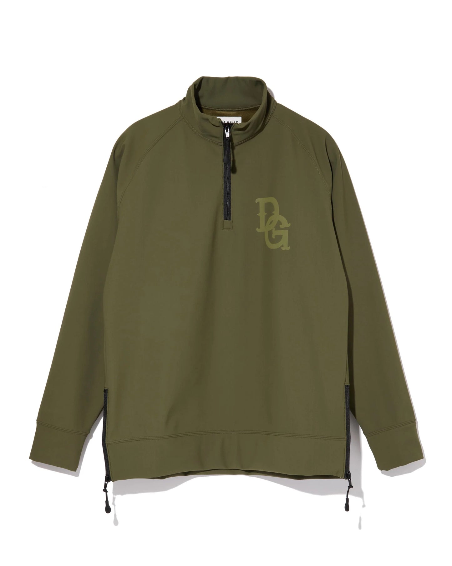 DEVEREUX GOLF MENS DG 3-Layer Fleece Half-Zip Pullover