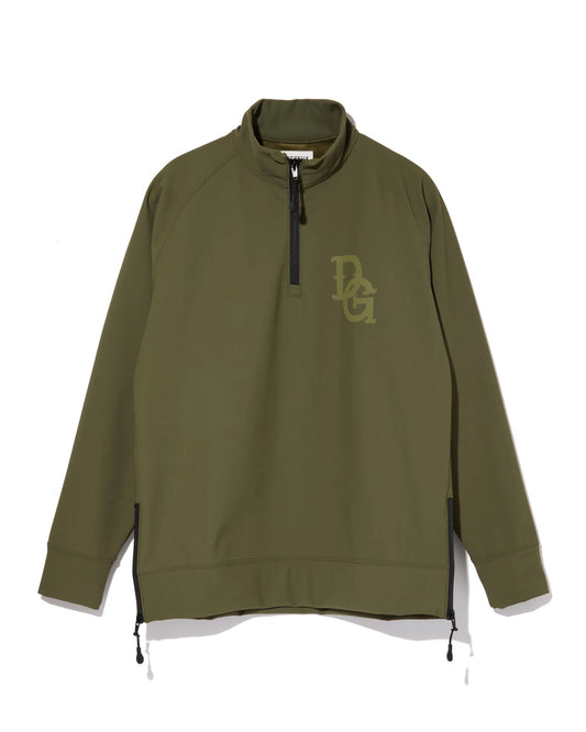 DEVEREUX GOLF MENS DG 3-Layer Fleece Half-Zip Pullover