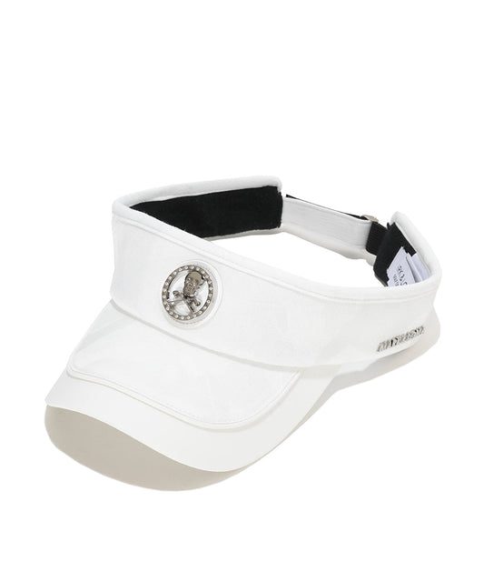 MARK&LONA MENS Gauge Camo Leather Trim Visor