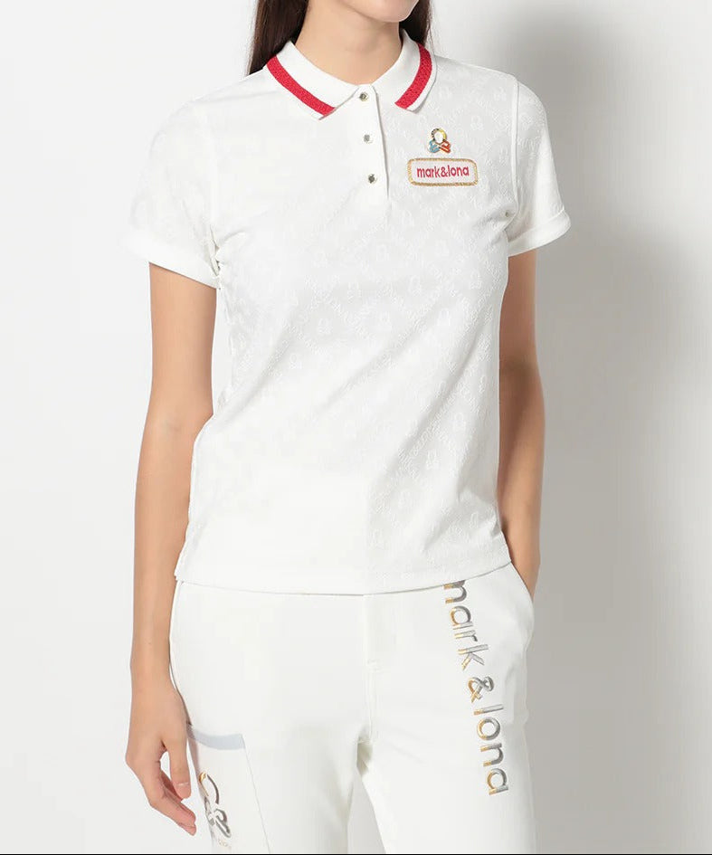 MARK&LONA WOMENS Adamant Jacquard Polo