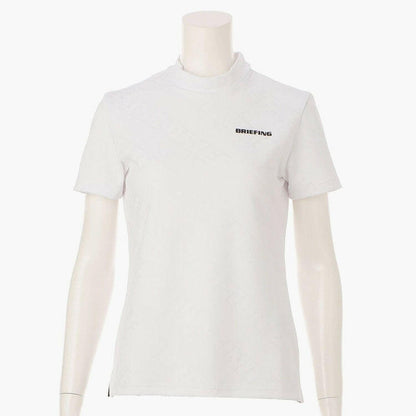 BRIEFING WOMENS BIAS LOGO MOCK NECK