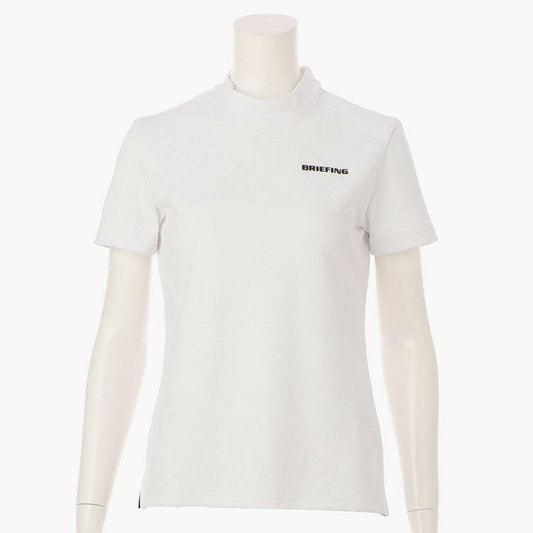BRIEFING WOMENS BIAS LOGO MOCK NECK
