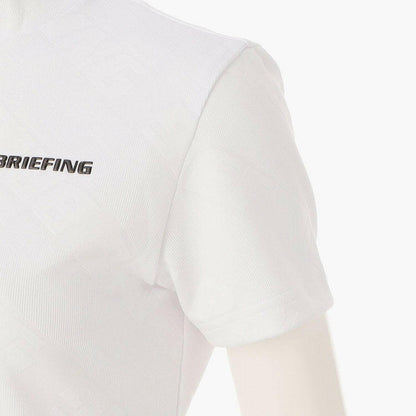 BRIEFING WOMENS BIAS LOGO MOCK NECK