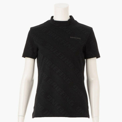 BRIEFING WOMENS BIAS LOGO MOCK NECK