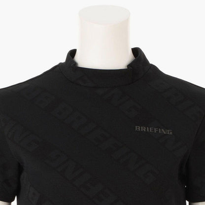 BRIEFING WOMENS BIAS LOGO MOCK NECK