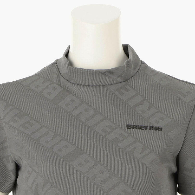 BRIEFING WOMENS BIAS LOGO MOCK NECK