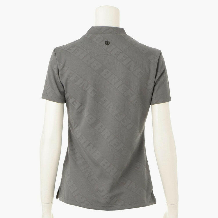 BRIEFING WOMENS BIAS LOGO MOCK NECK