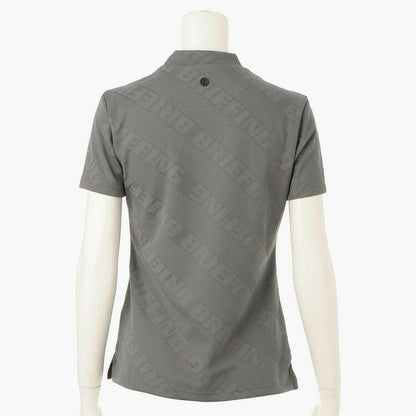 BRIEFING WOMENS BIAS LOGO MOCK NECK