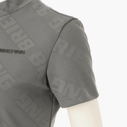 BRIEFING WOMENS BIAS LOGO MOCK NECK