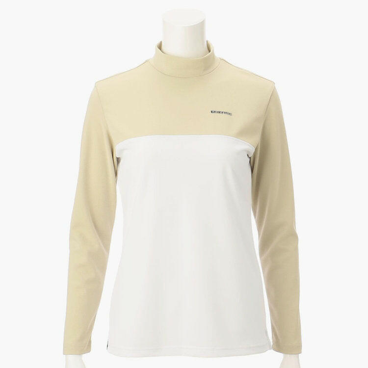 BRIEFING WOMENS BI-COLOR LS HIGH NECK