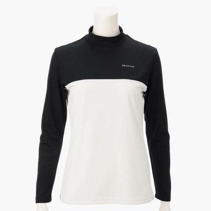 BRIEFING WOMENS BI-COLOR LS HIGH NECK