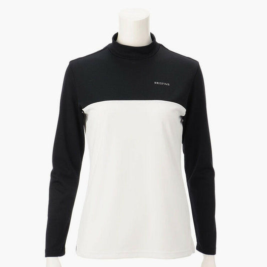 BRIEFING WOMENS BI-COLOR LS HIGH NECK