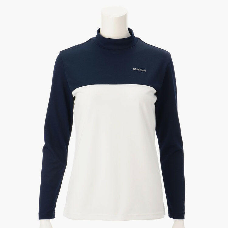 BRIEFING WOMENS BI-COLOR LS HIGH NECK