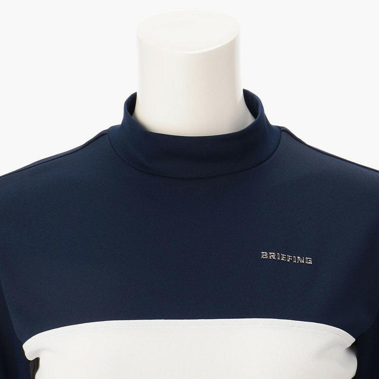 BRIEFING WOMENS BI-COLOR LS HIGH NECK