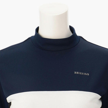 BRIEFING WOMENS BI-COLOR LS HIGH NECK