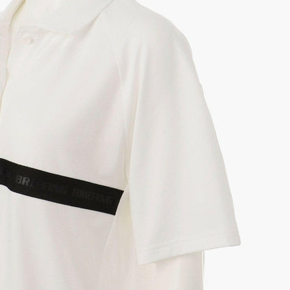 BRIEFING WOMENS WS SLEEVE LOGO POLO RELAXED FIT