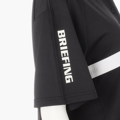 BRIEFING WOMENS WS SLEEVE LOGO POLO RELAXED FIT