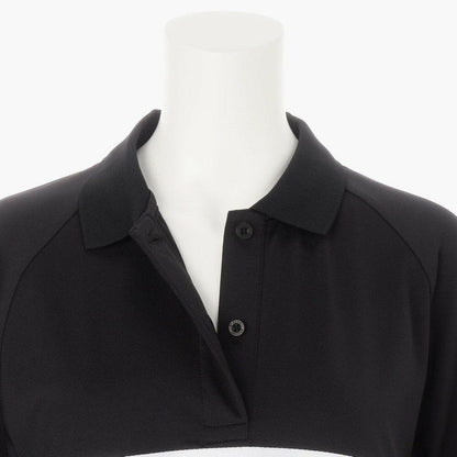 BRIEFING WOMENS WS SLEEVE LOGO POLO RELAXED FIT