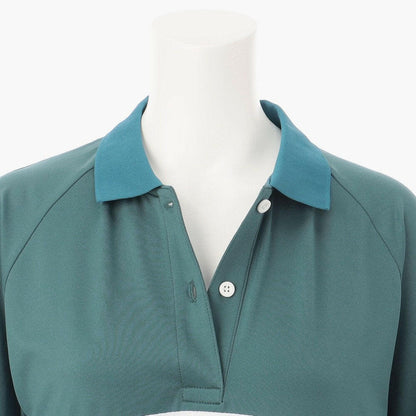 BRIEFING WOMENS WS SLEEVE LOGO POLO RELAXED FIT
