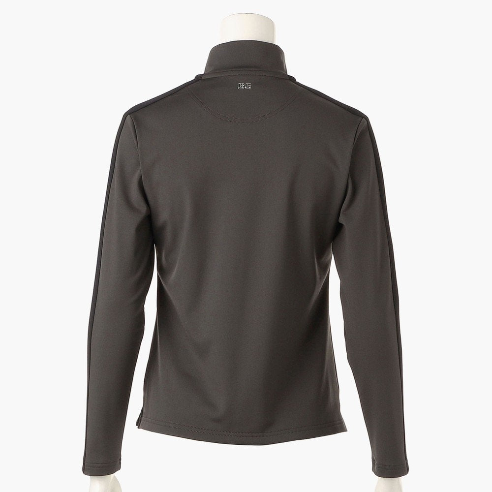 BRIEFING WOMENS CL WS TRICOLOR LINE LS HALF ZIP SHIRT