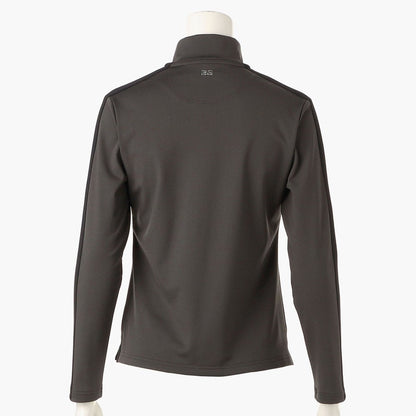 BRIEFING WOMENS CL WS TRICOLOR LINE LS HALF ZIP SHIRT