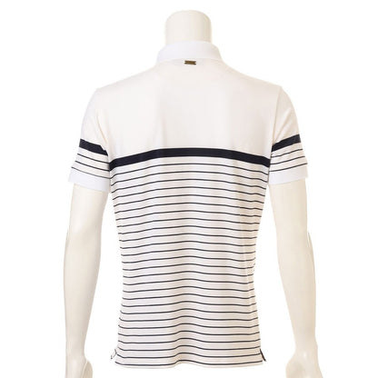 FELISI MENS MS STRIPE EMB POLO