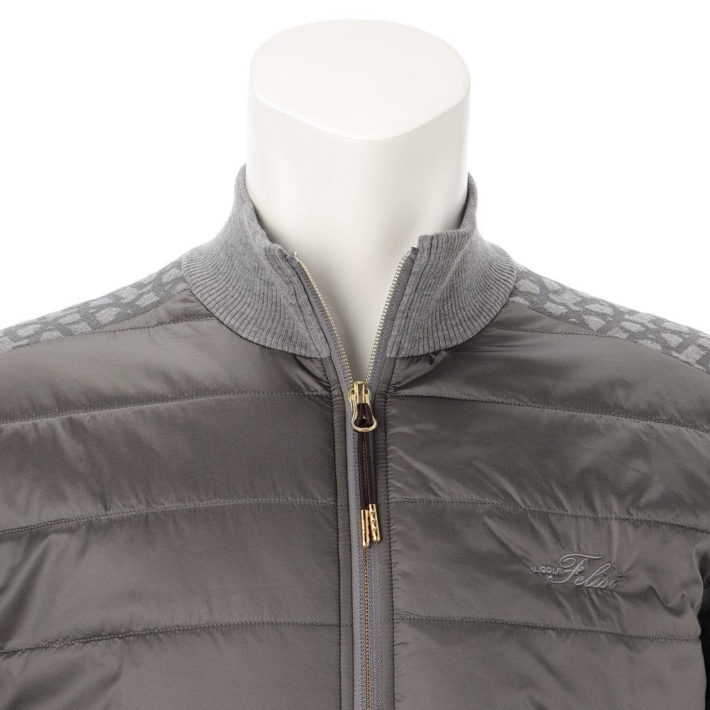 FELISI MENS MS MERINO MONOGRAM KNIT BLOUSON