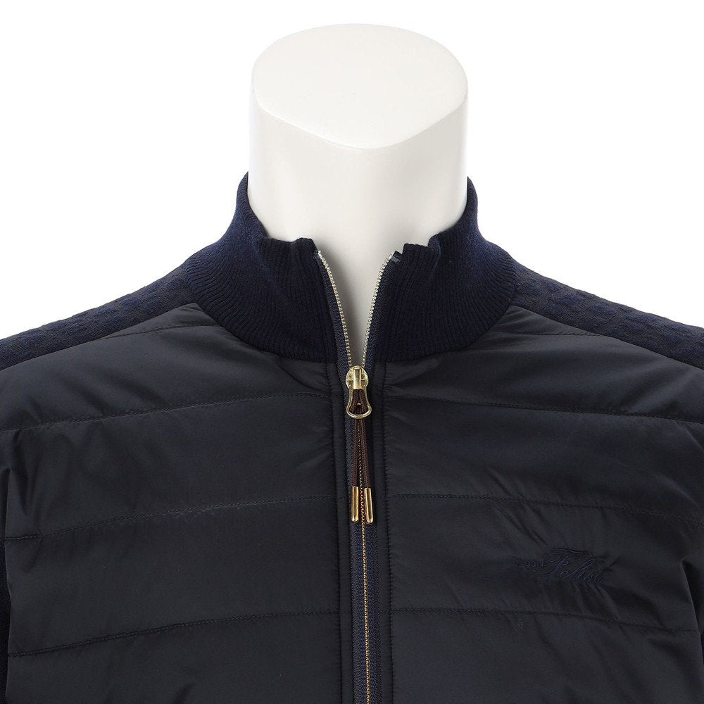 FELISI MENS MS MERINO MONOGRAM KNIT BLOUSON