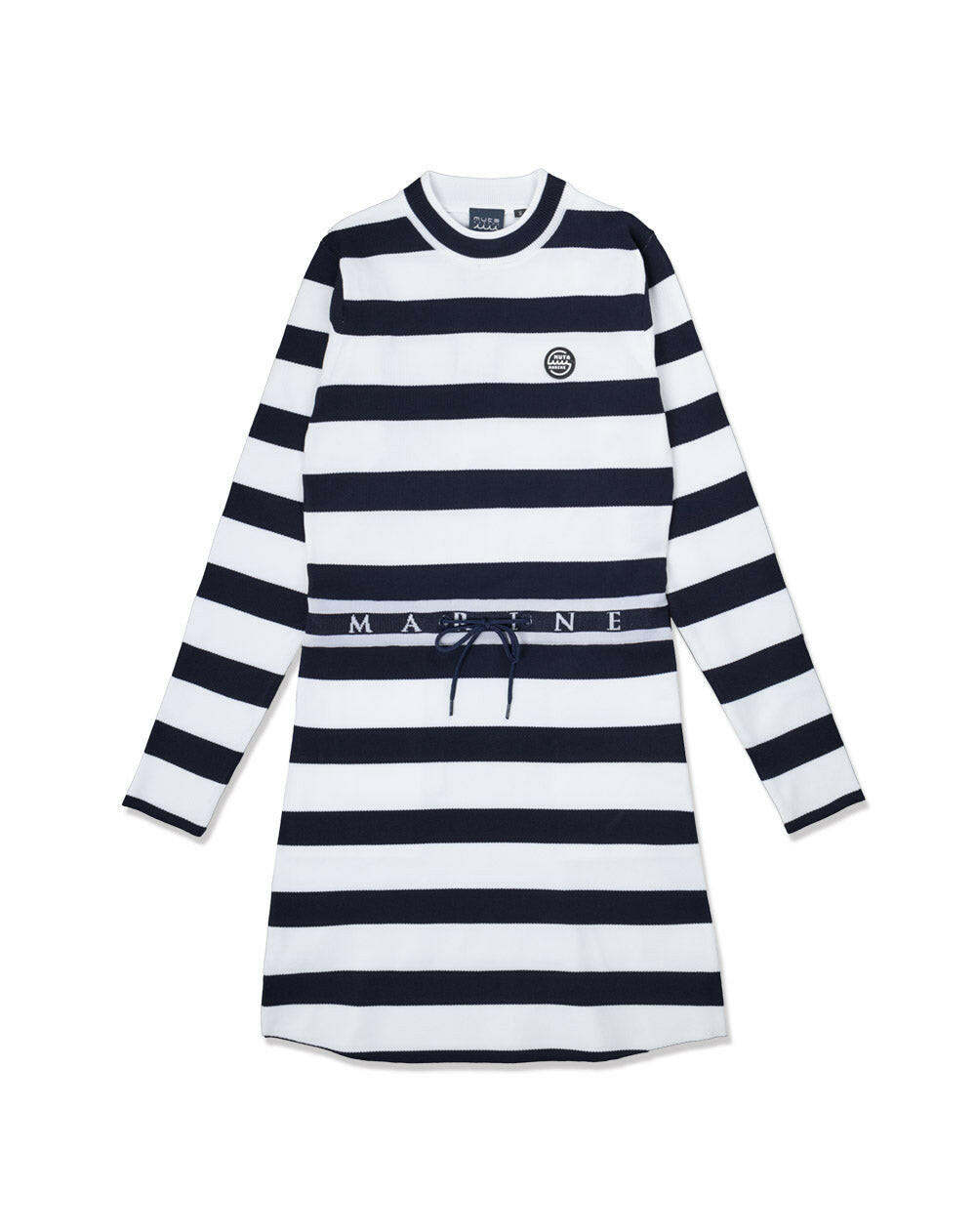 MUTA WOMENS BORDER KNIT DRESS