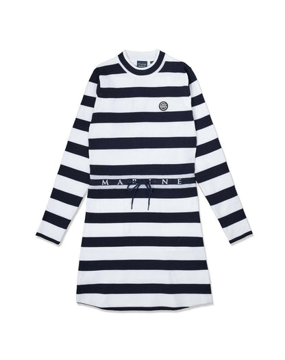 MUTA WOMENS BORDER KNIT DRESS