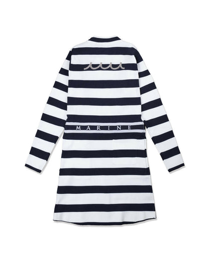 MUTA WOMENS BORDER KNIT DRESS